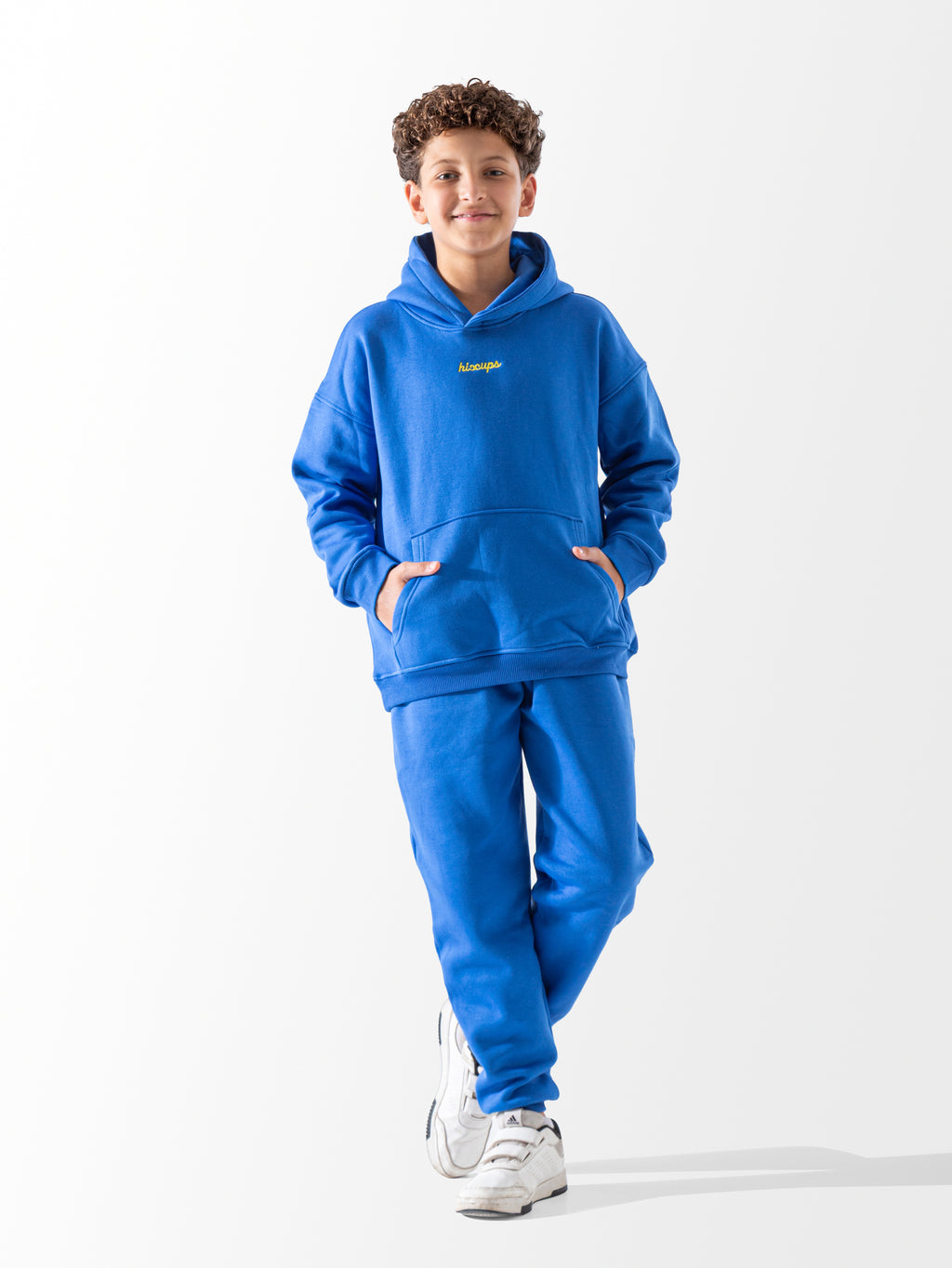 Unisex Blue Plain Set