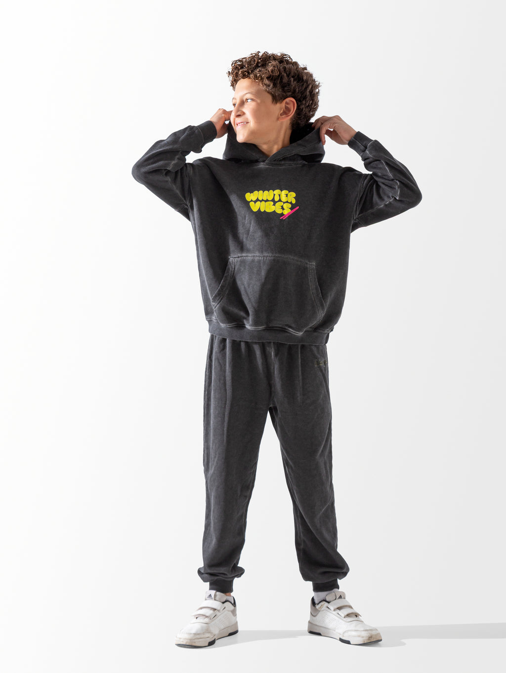 Black Washed Oversized Set