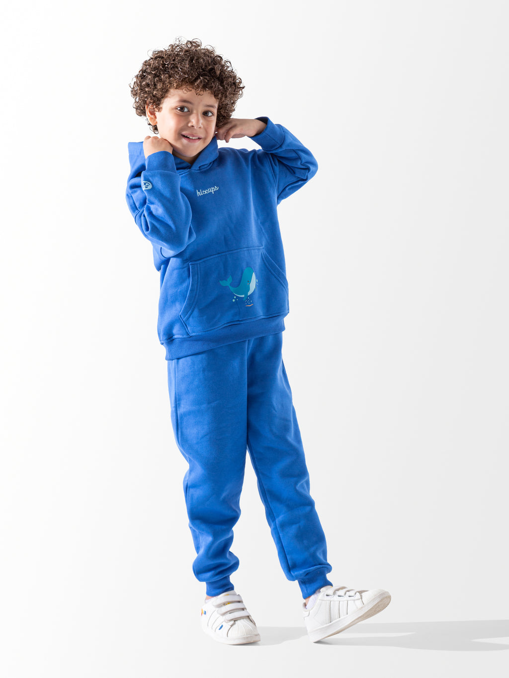 Unisex Blue Printed set