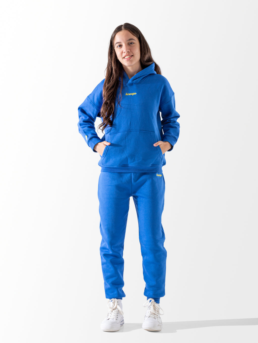 Unisex Blue Plain Set