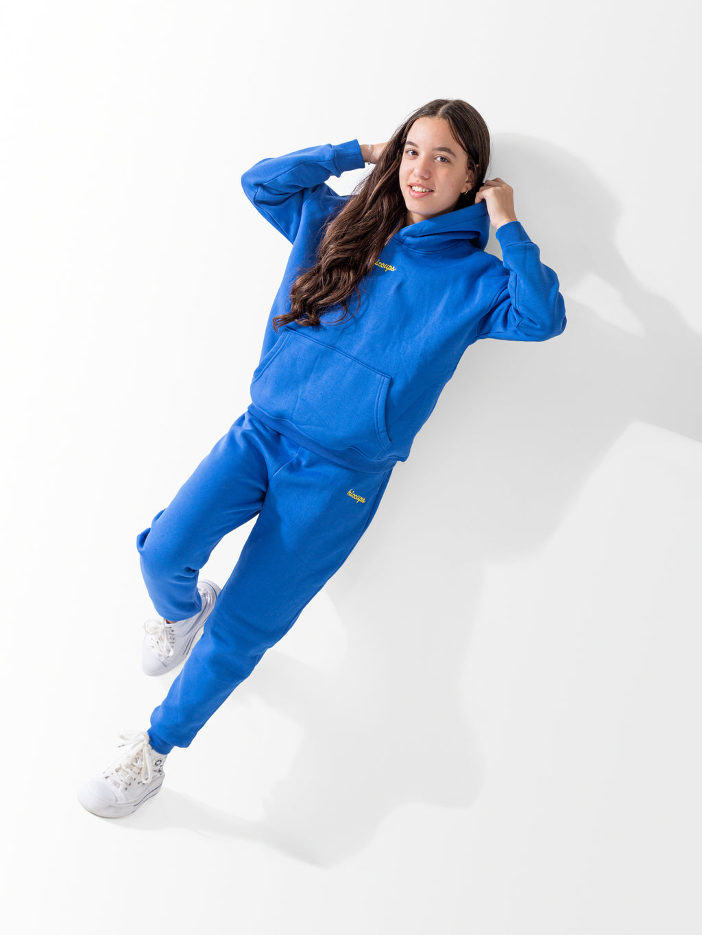 Unisex Blue Plain Set