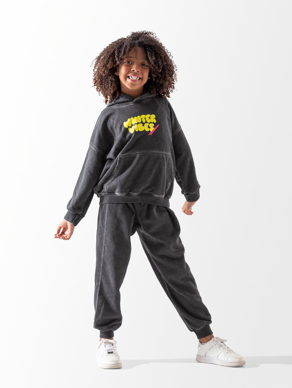 Black Washed Oversized Set