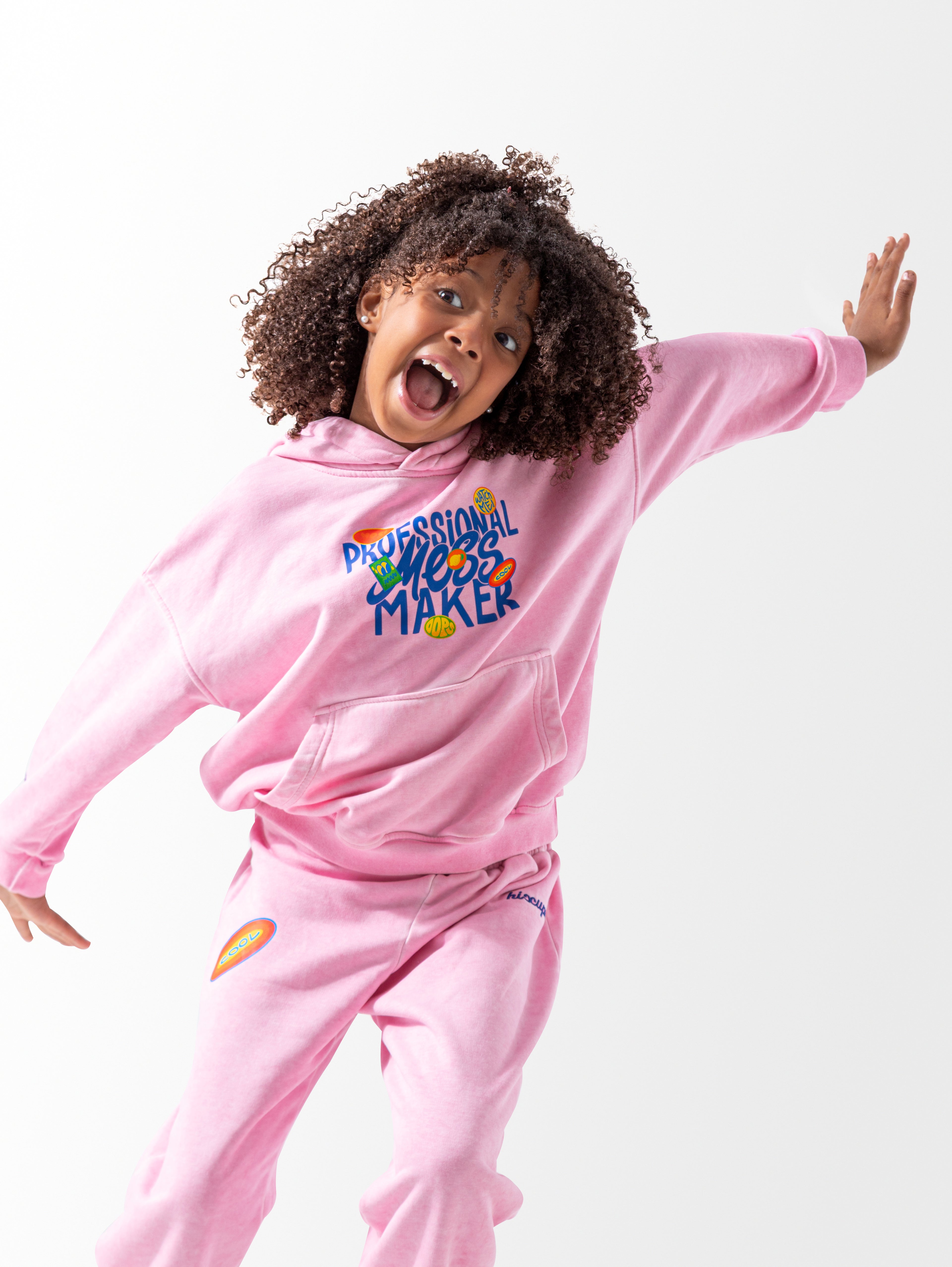 Pink Washed Oversized Set