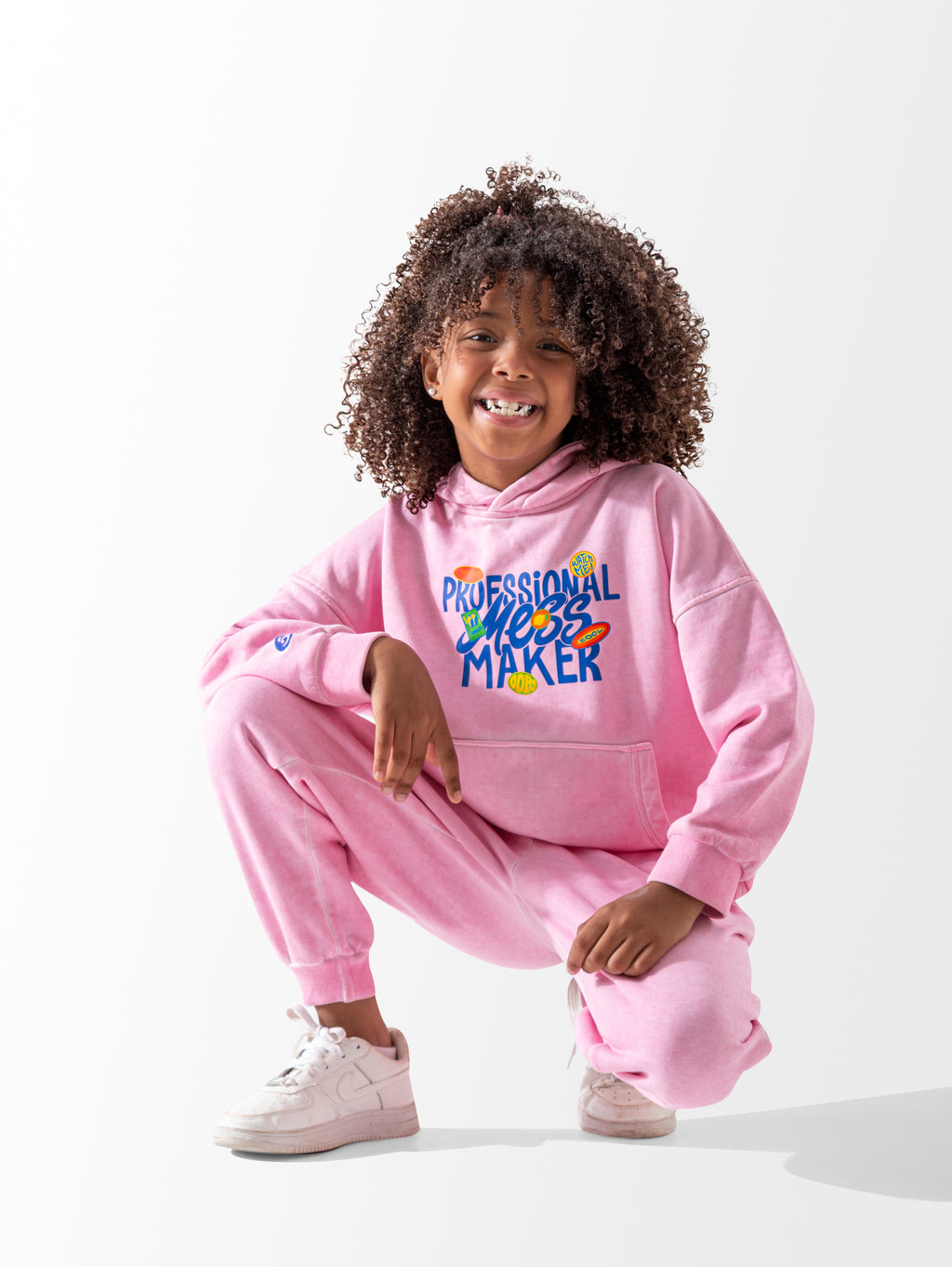 Pink Washed Oversized Set