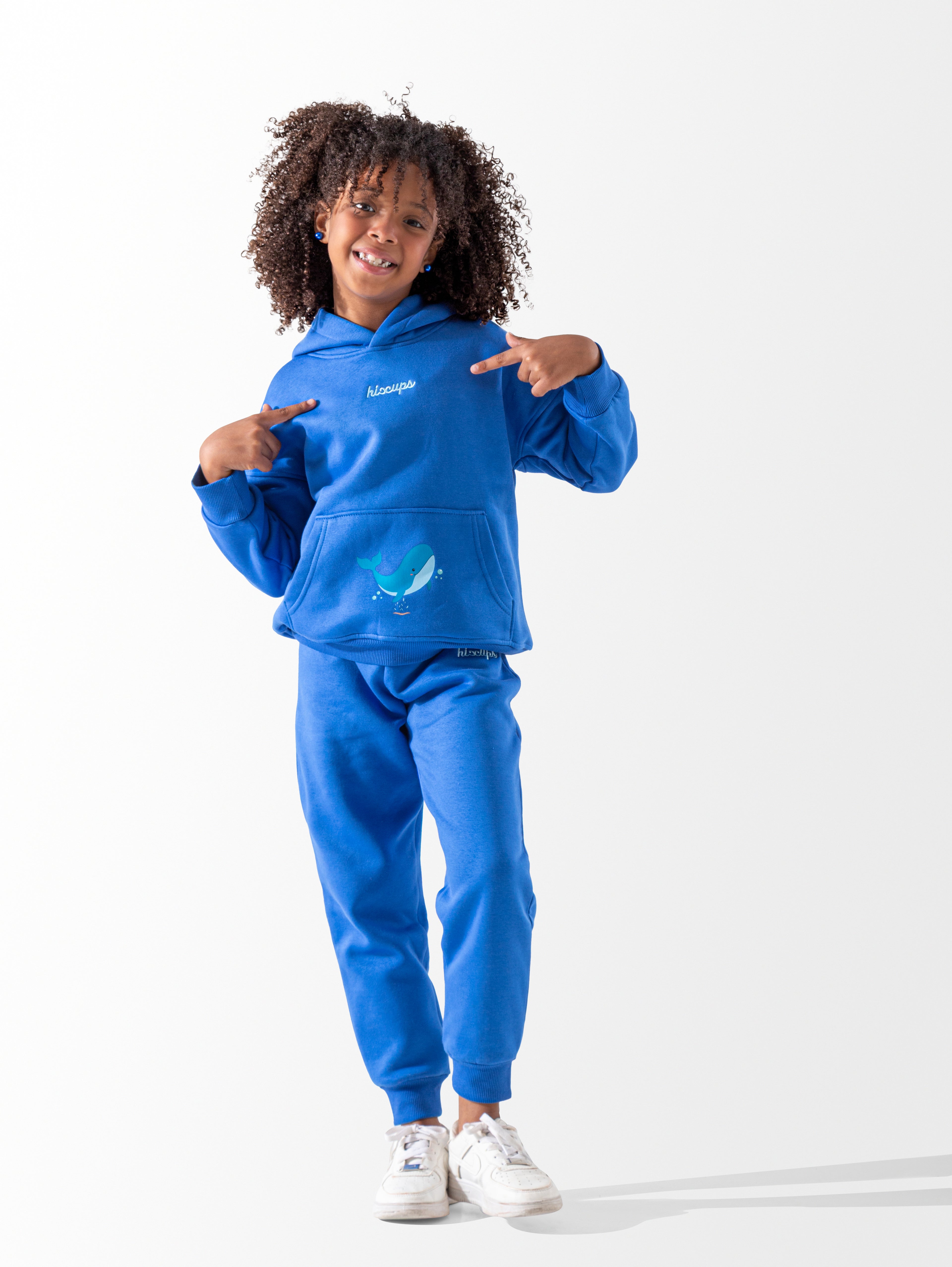 Unisex Blue Printed set