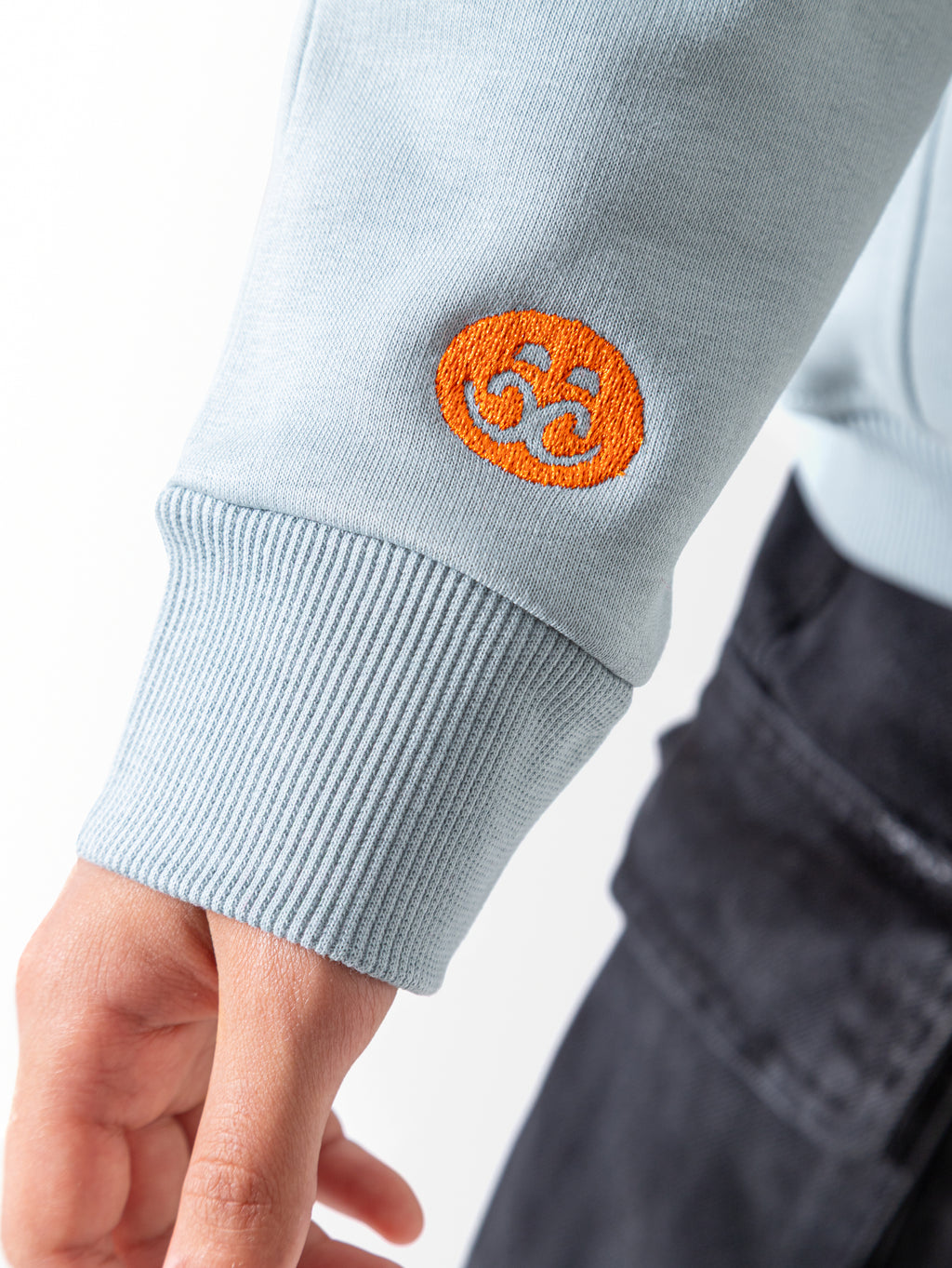 Baby Blue Plain Crewneck