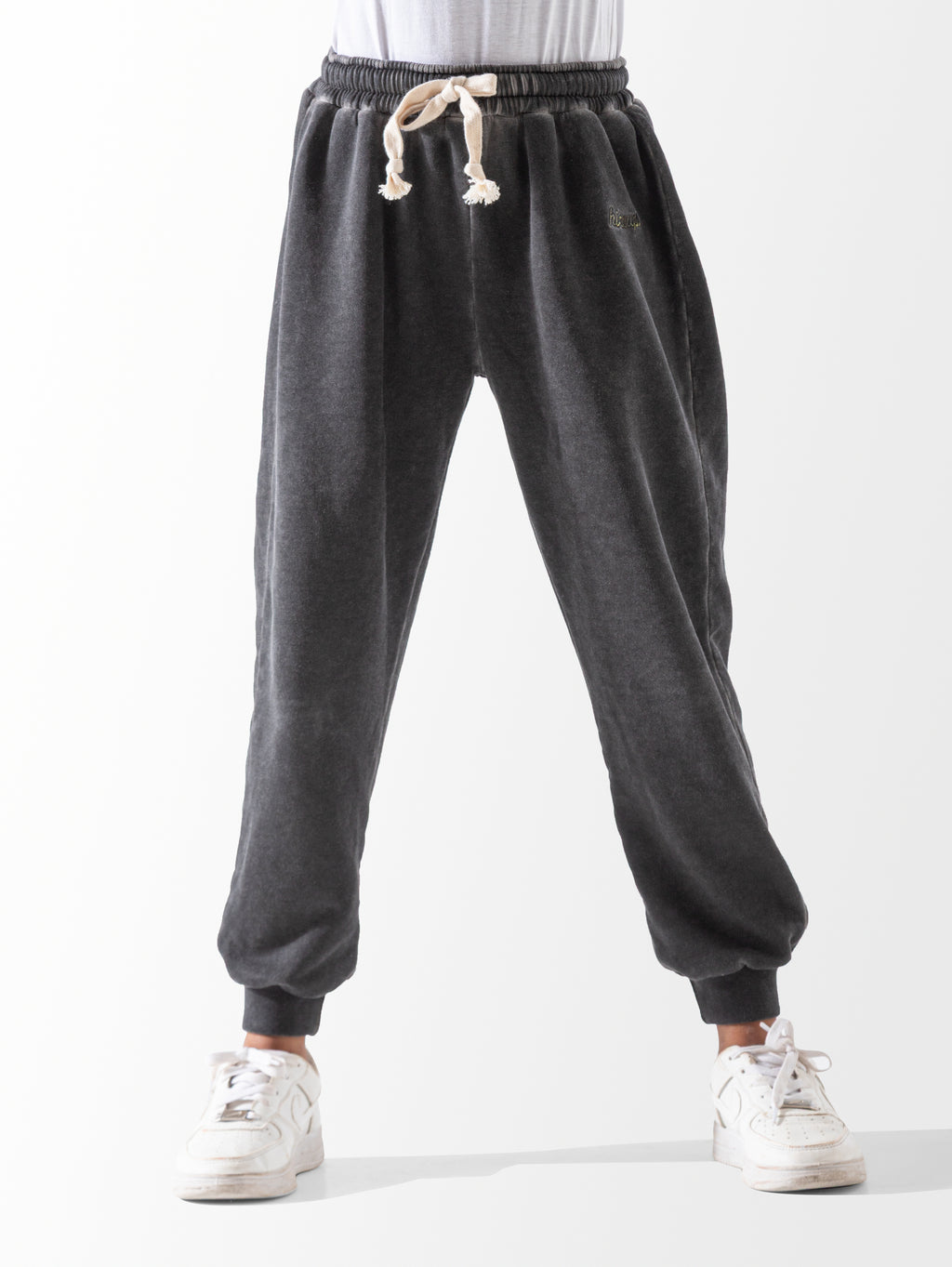 Black Washed Sweatpants