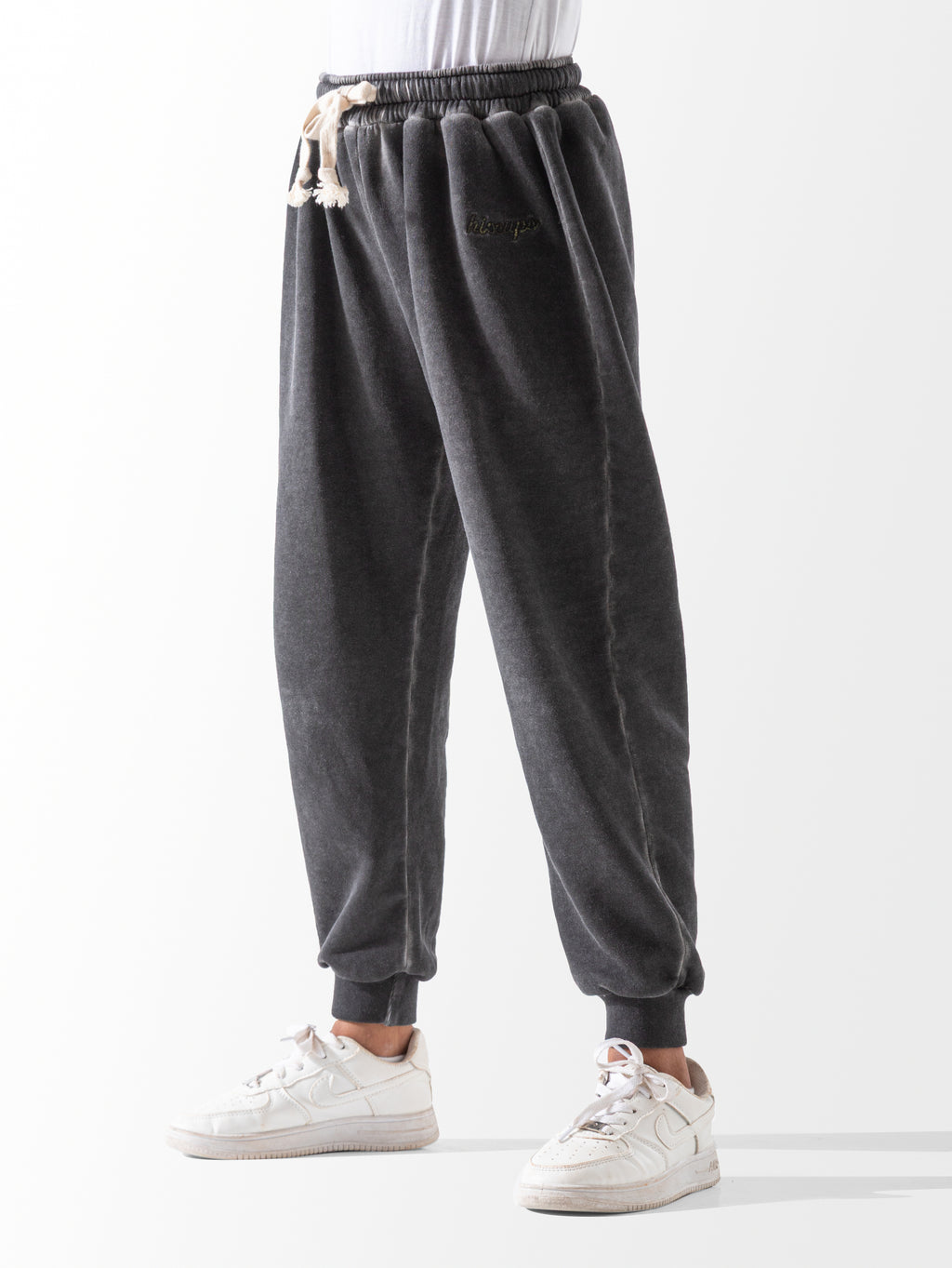 Black Washed Sweatpants