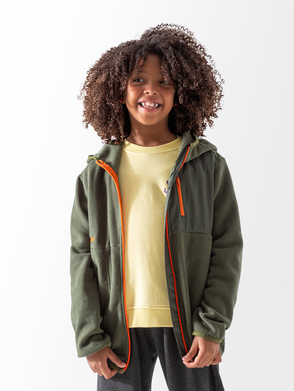 Olive Fleece Jacket