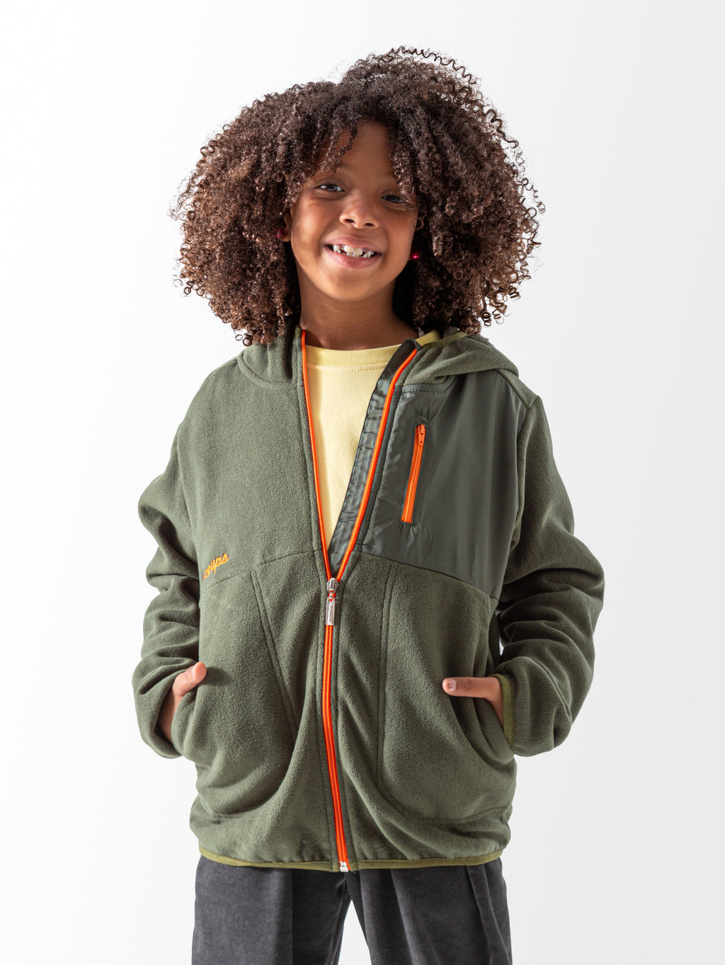 Olive Fleece Jacket