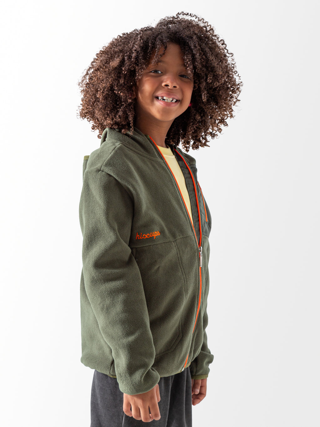 Olive Fleece Jacket