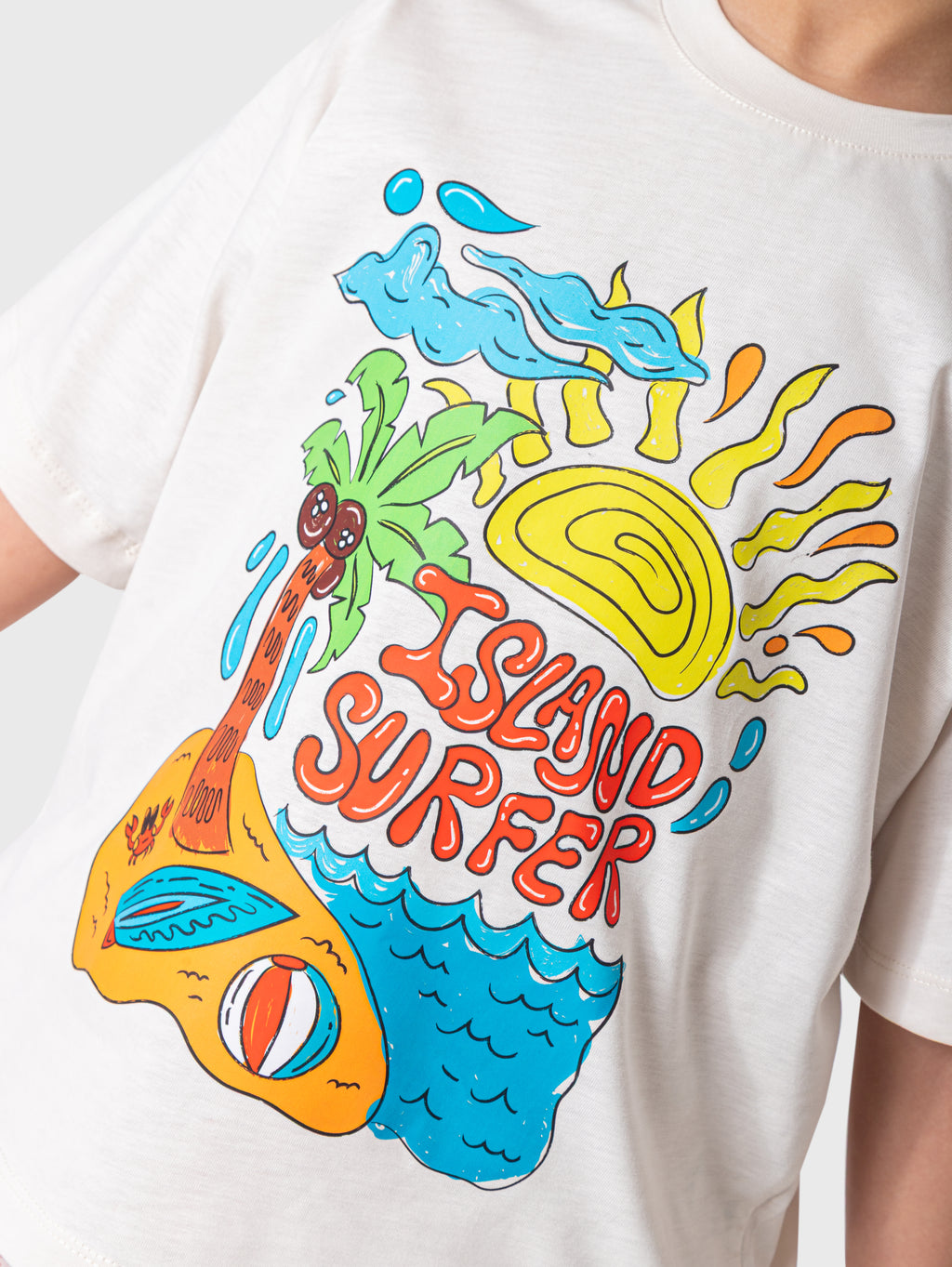 White Island Surfer T‑Shirt