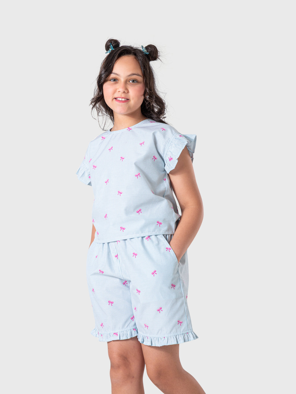 Soft Sky Girls Set