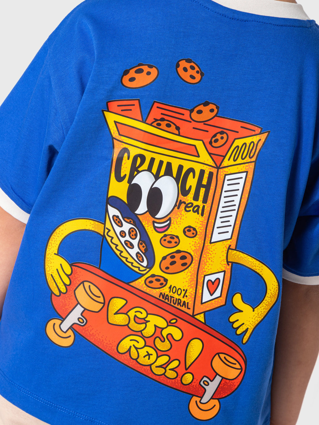 Blue Graphic T‑Shirt