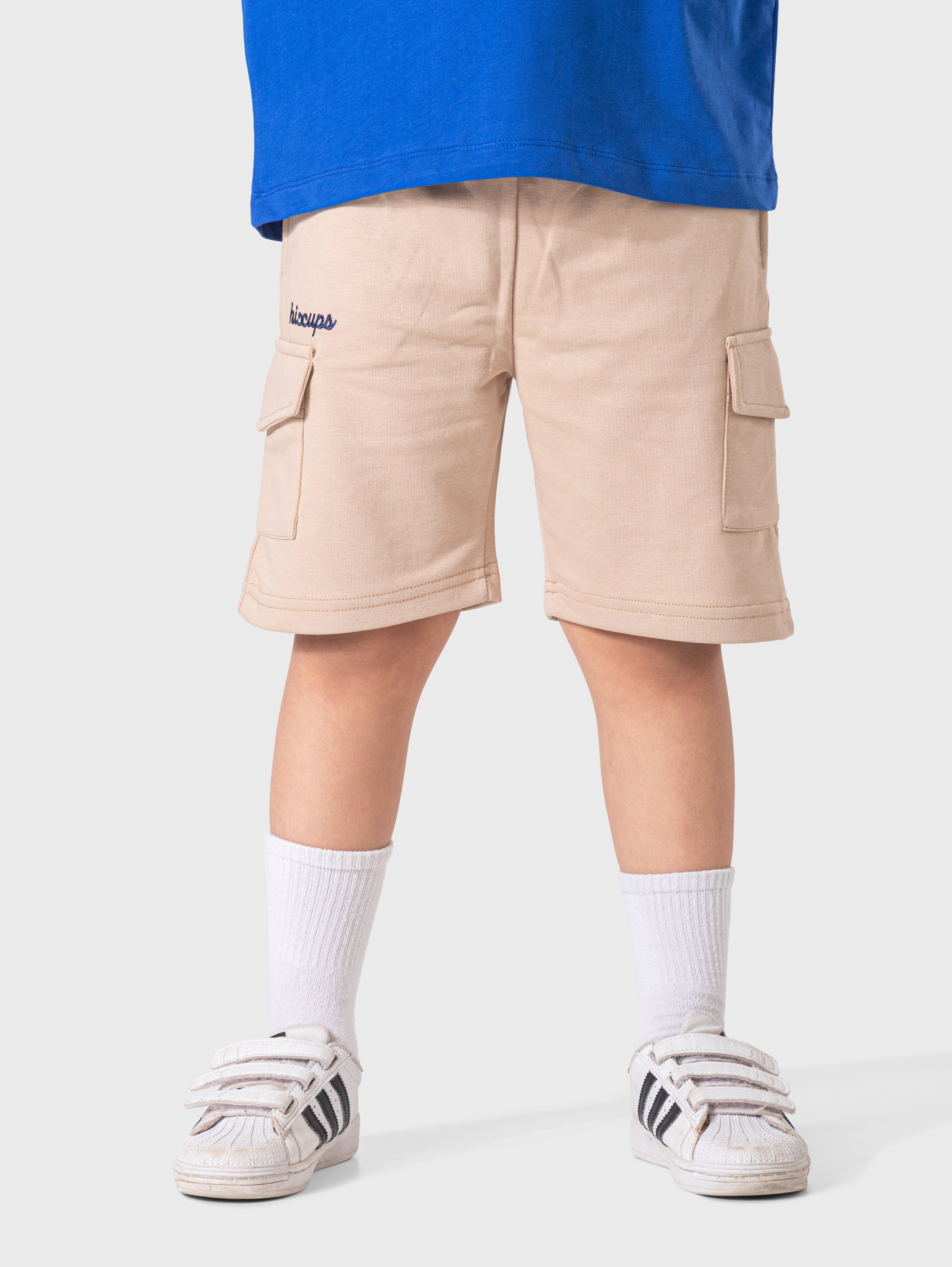 Beige Cargo Shorts