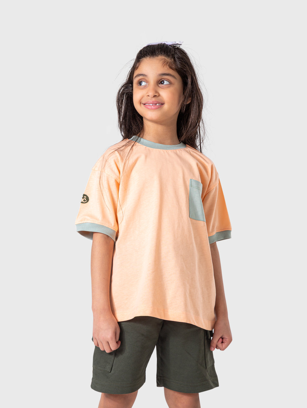 Peach Graphic T‑Shirt