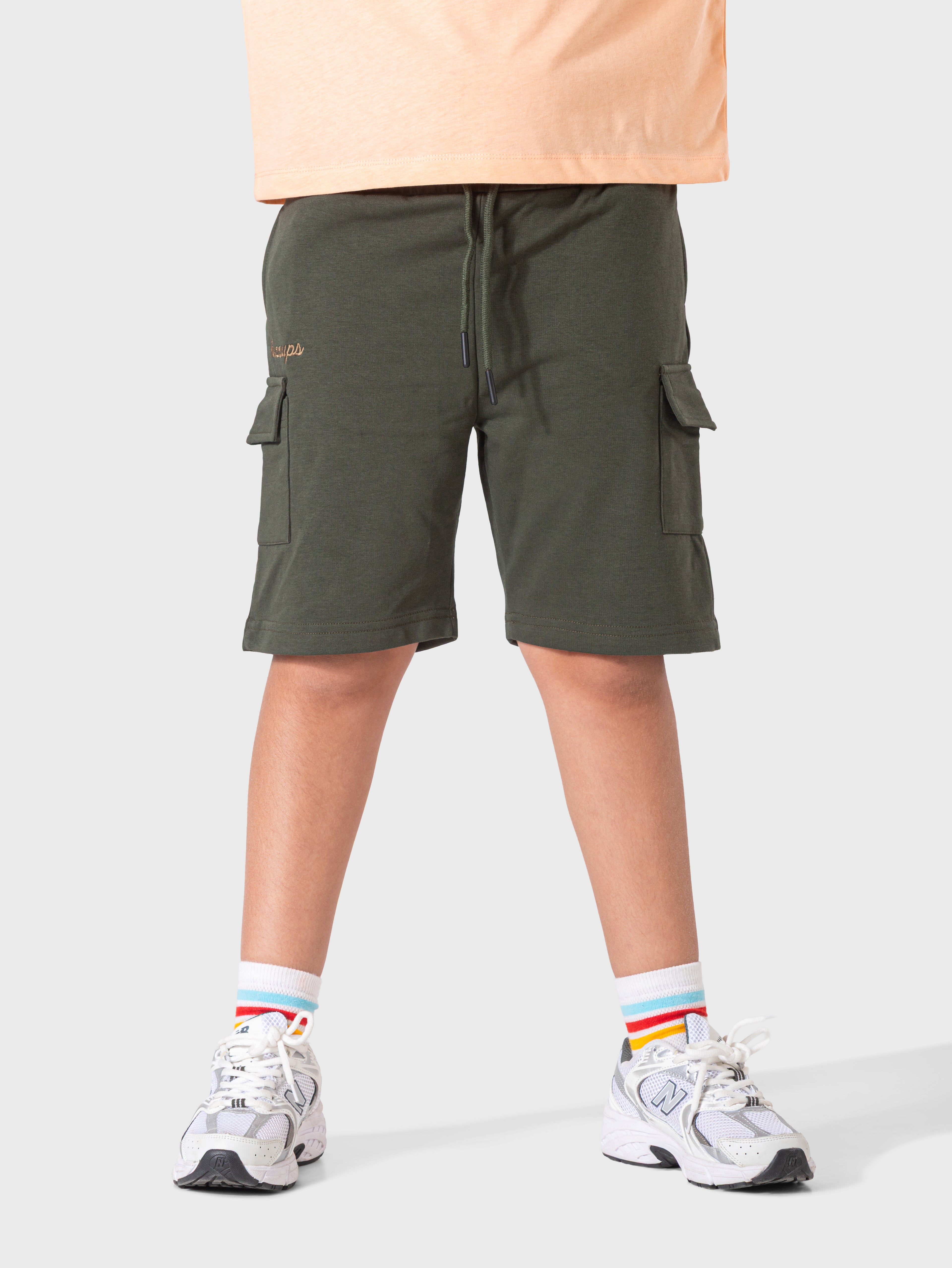 Olive Cargo Shorts