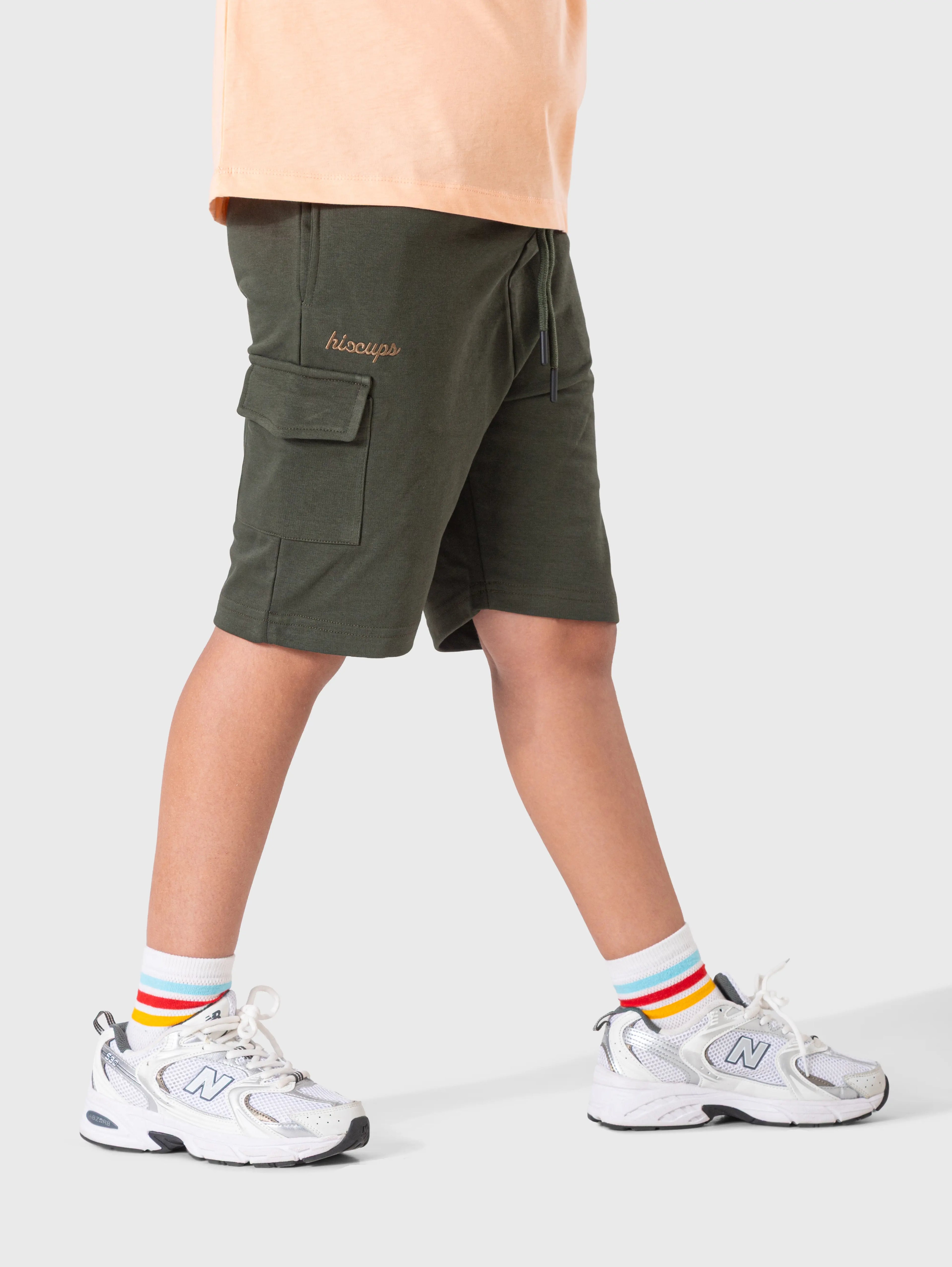 Olive Cargo Shorts