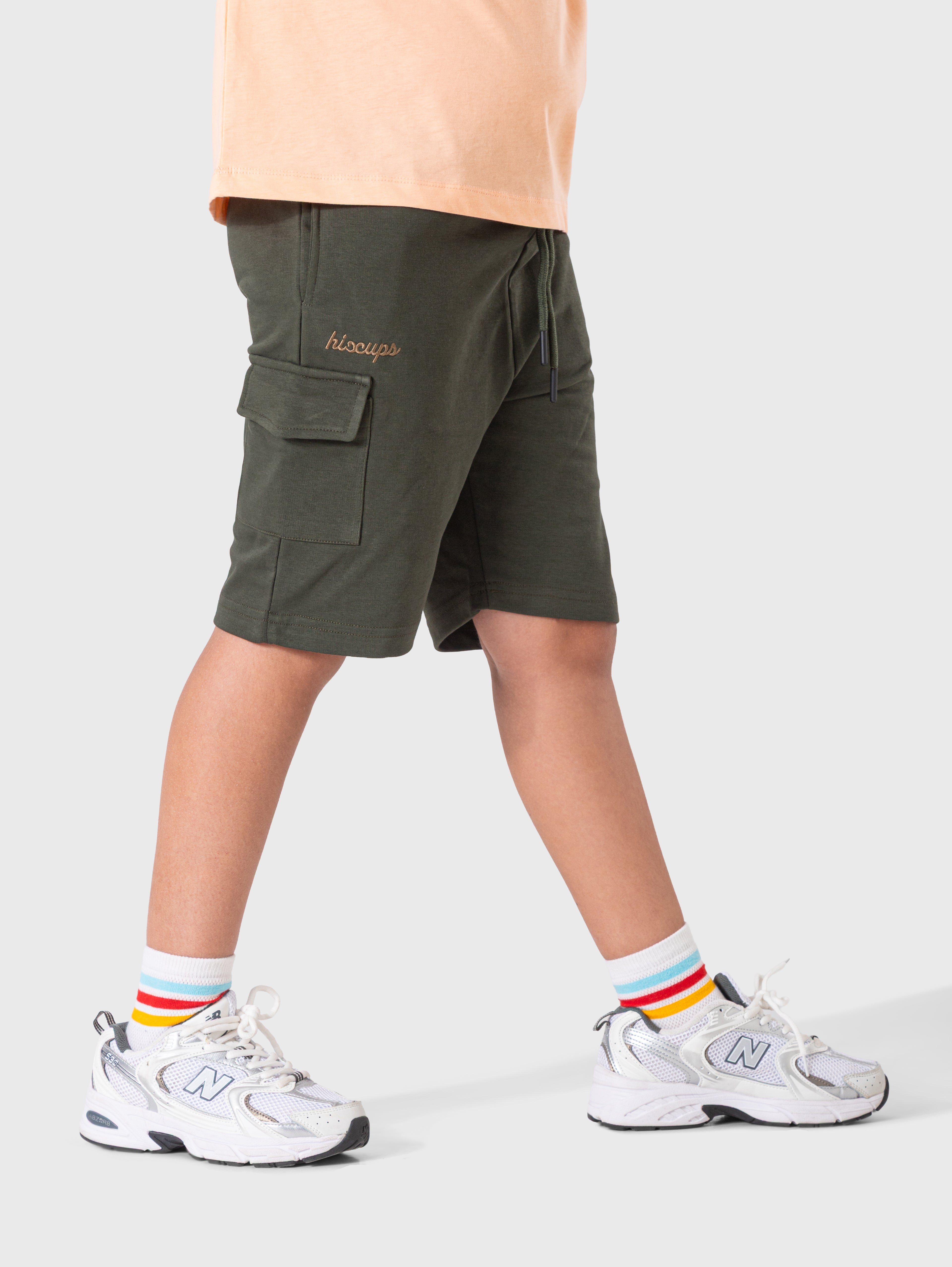 Olive Cargo Shorts
