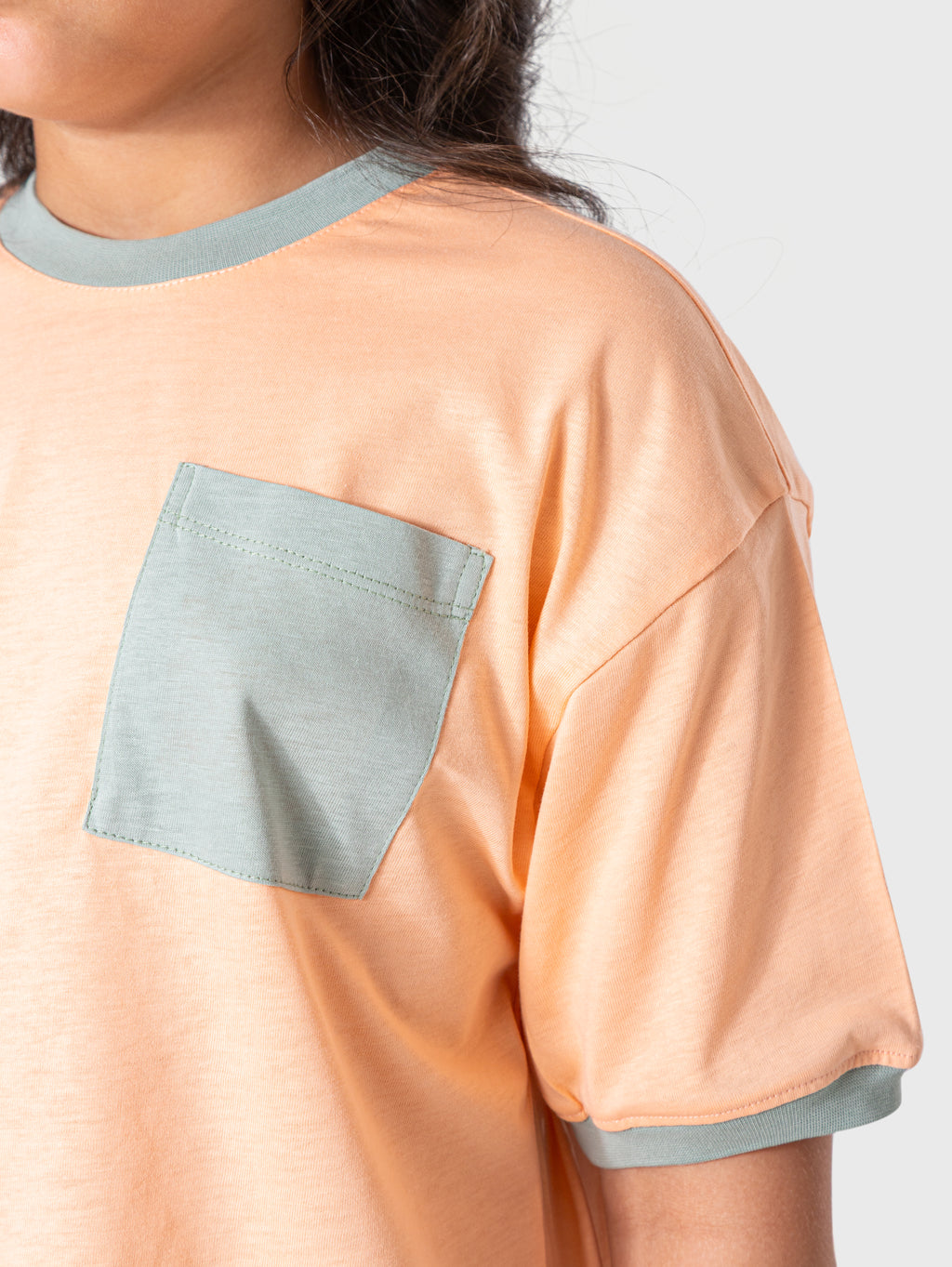 Peach Graphic T‑Shirt