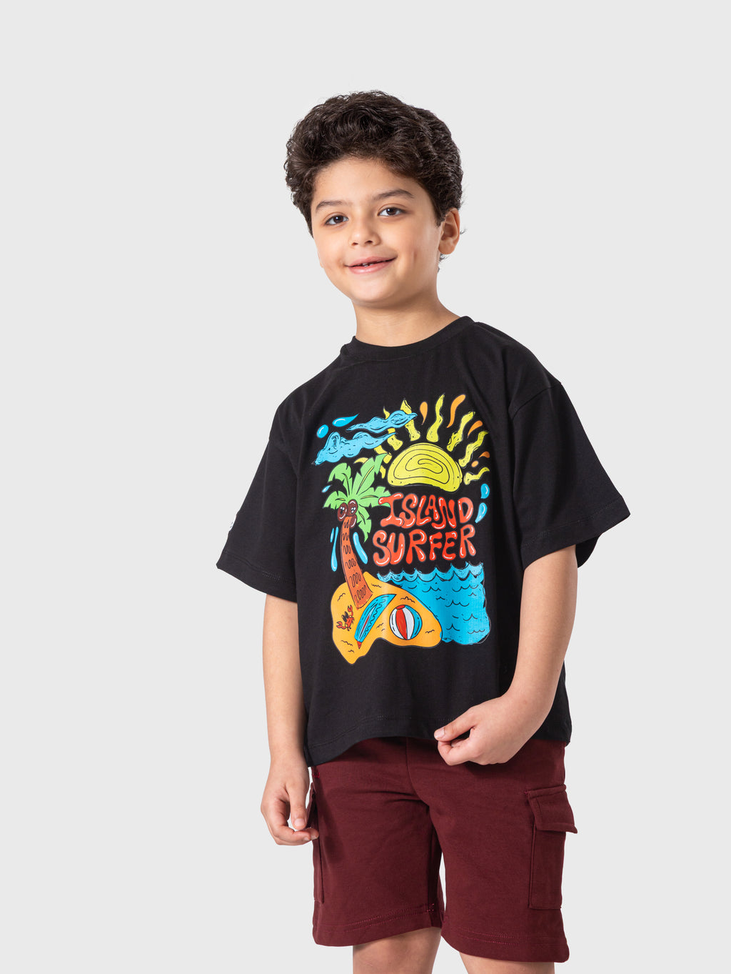 Black Island Surfer T‑Shirt