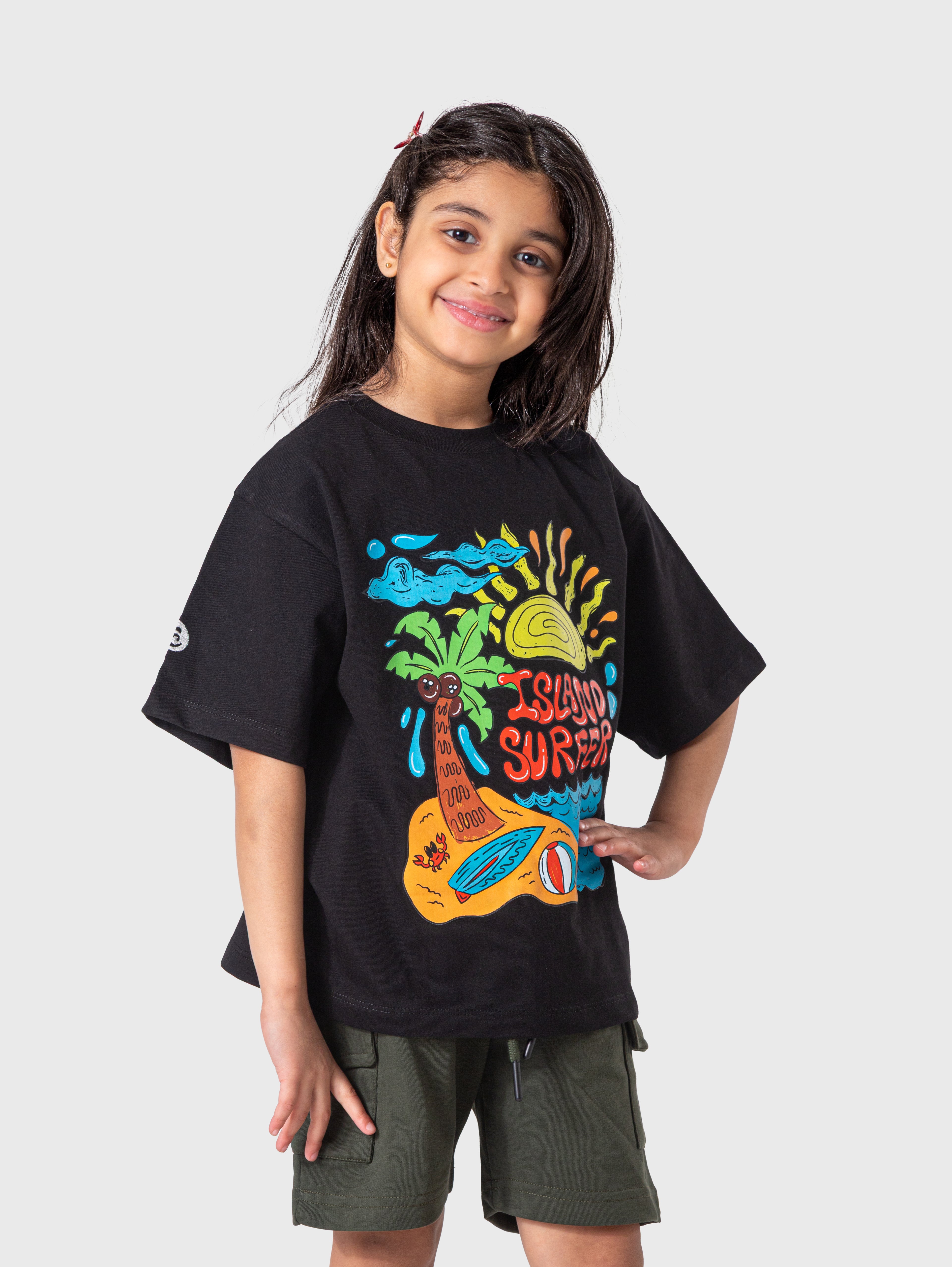 Black Island Surfer T‑Shirt
