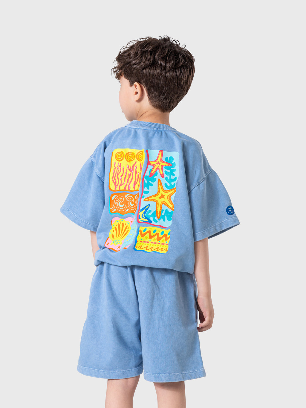 Baby blue washed set