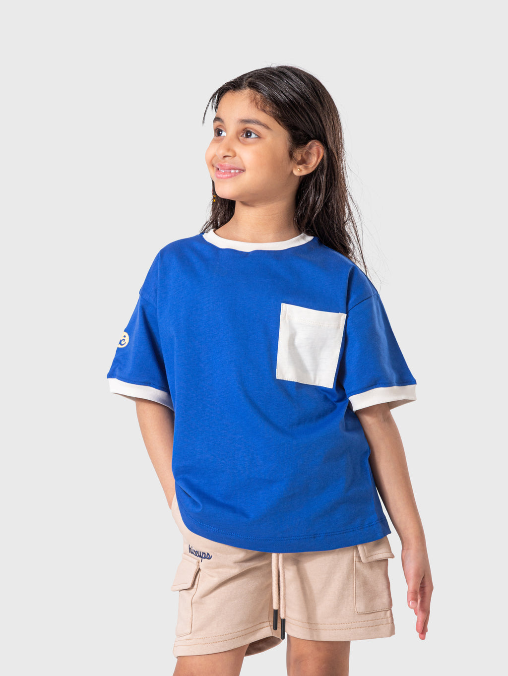 Blue Pocket T‑Shirt (Plain)
