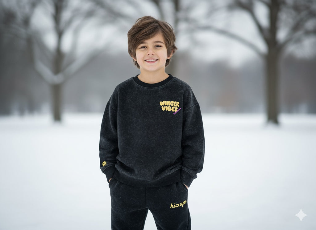 Black Oversized Crewneck