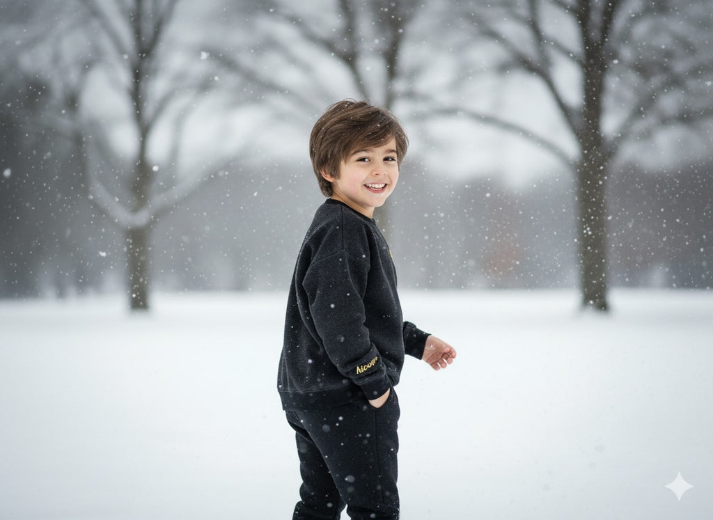Black Oversized Crewneck