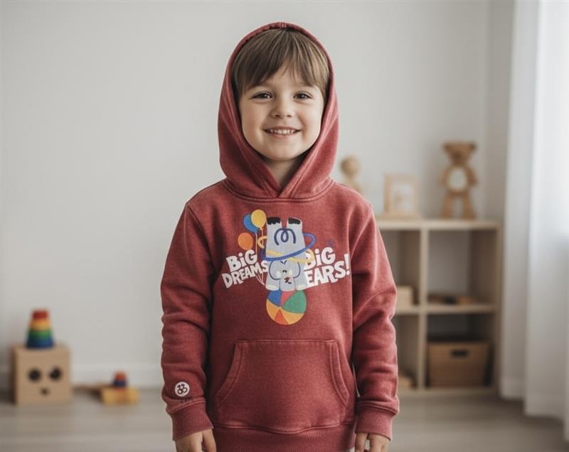 Red Oversized Hoodie