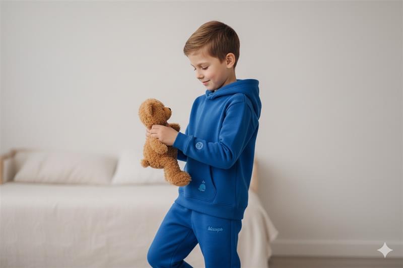 Blue Oversized Hoodie