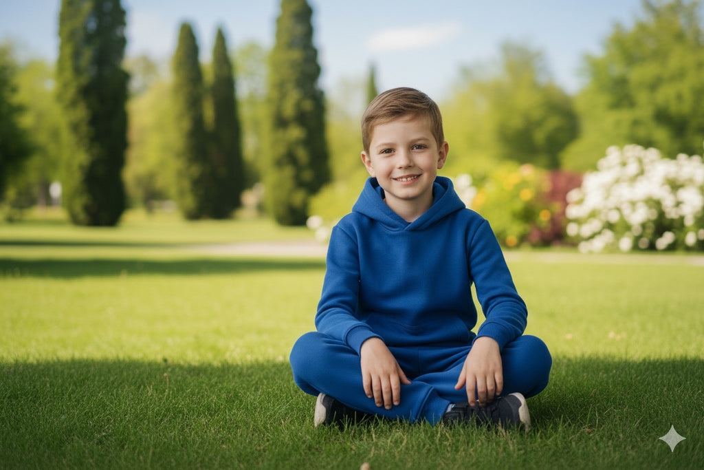 Blue Oversized Hoodie